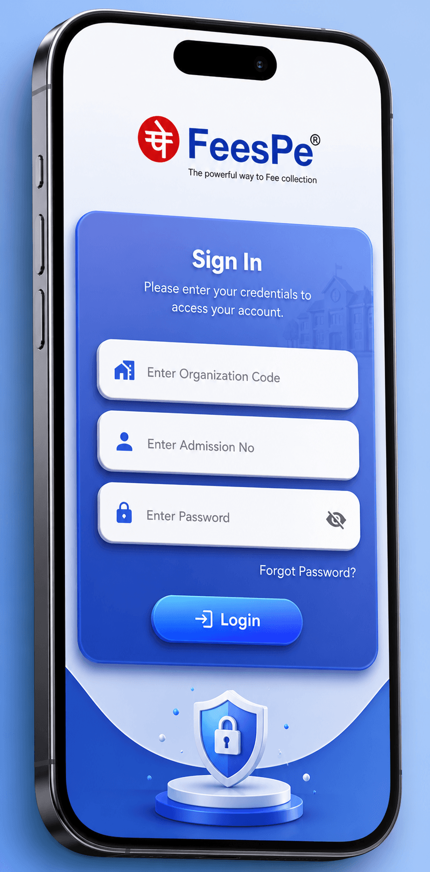 FeesPe Dashboard Mobile Preview 1